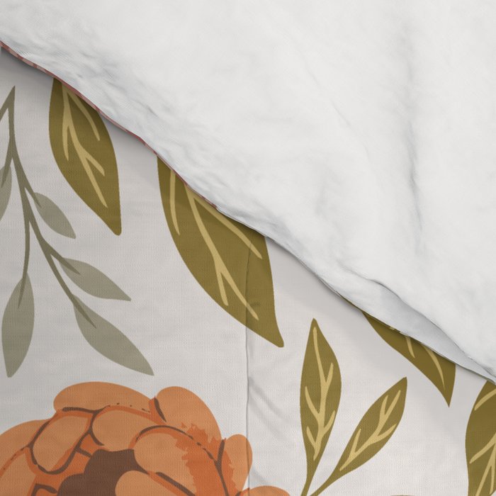 William Morris Inspired Monarch Butterfly Pattern Comforter Gallery Image 4