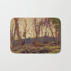 Tom Thomson Burnt Country, Evening 1914 Canadian Landscape Artist Bath Mat Gallery Image 1
