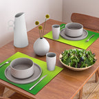Bright Chartreuse Green Ombre Placemat Gallery Image 2