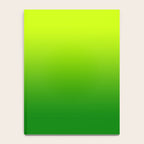 Bright Chartreuse Green Ombre Notebook Gallery Image 4