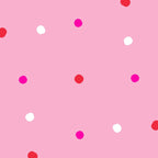 confetti dots: pink red & white Coffee Mug Gallery Image 2