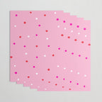 confetti dots: pink red & white Wrapping Paper Gallery Image 3