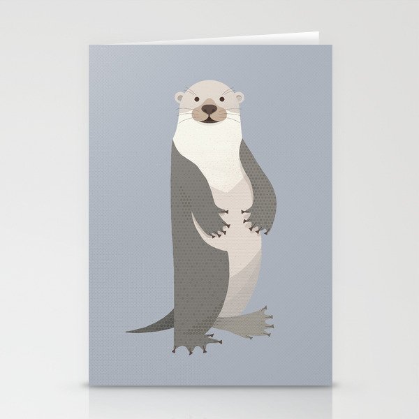 Whimsy Otter Stationery Card Gallery Image 2