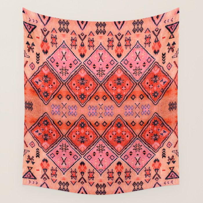Epic Rustic & Farmhouse Style Original Moroccan Artwork  Wall Tapestry Gallery Image 4
