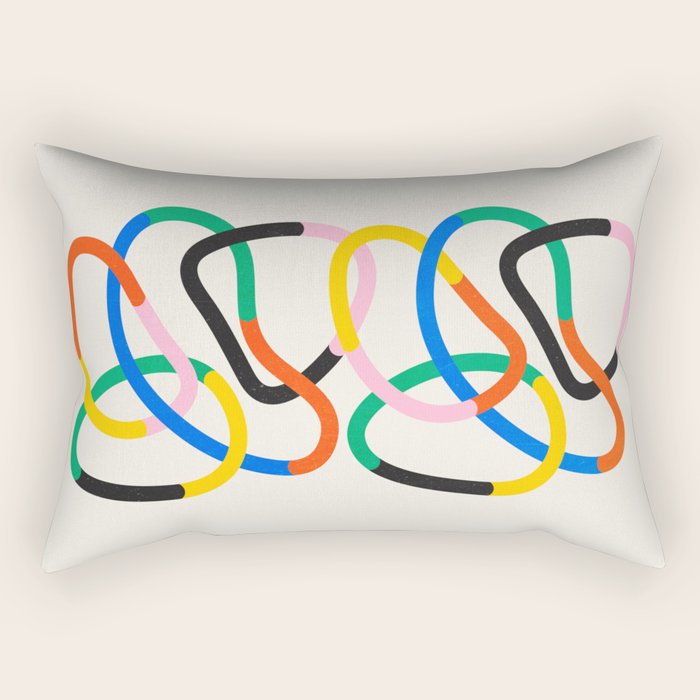 Synchrony: Bauhaus 1919 Exhibition 01 Rectangular Pillow Gallery Image 1