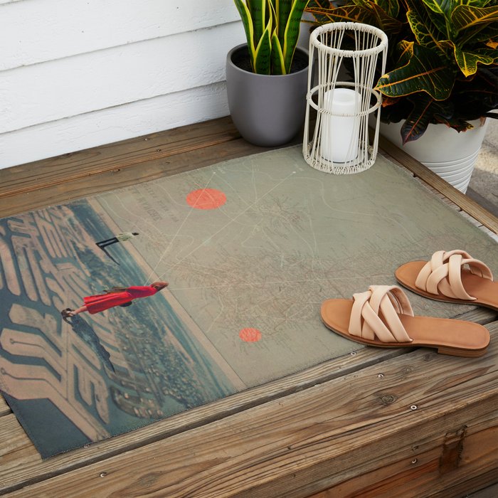 Our world was Broken and you Left Outdoor Rug Gallery Image 2