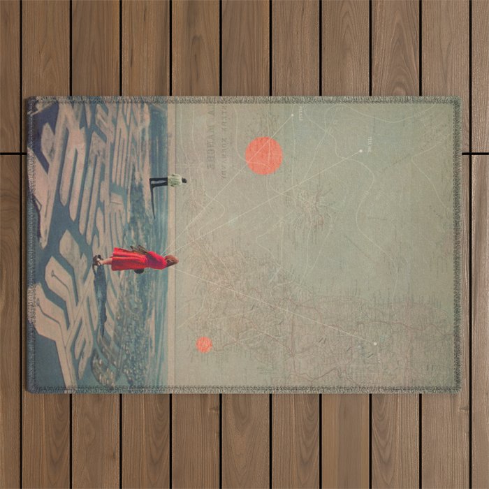 Our world was Broken and you Left Outdoor Rug Gallery Image 1
