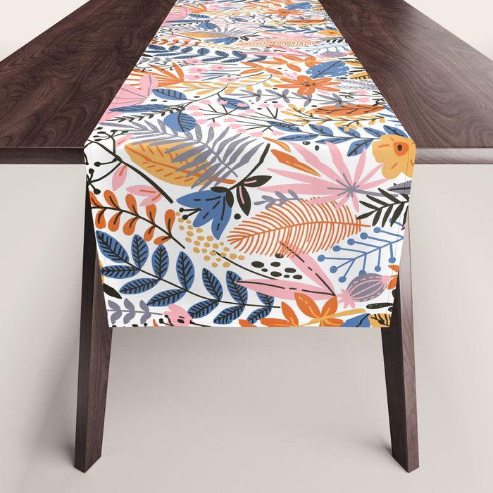 Colorful Jungle Garden Table Runner Gallery Image 1