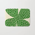 Abstract W-good luck.green Bath Mat Gallery Image 1