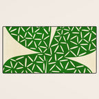 Abstract W-good luck.green Desk Mat Gallery Image 3