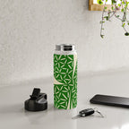 Abstract W-good luck.green Water Bottle Gallery Image 4