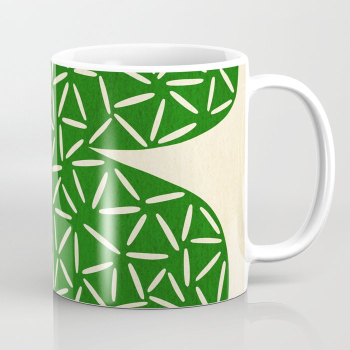 Abstract W-good luck.green Coffee Mug Gallery Image 1