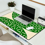 Abstract W-good luck.green Desk Mat Gallery Image 2