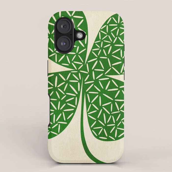 Abstract W-good luck.green iPhone Case Gallery Image 1