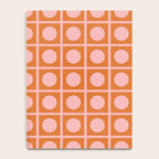 Pink and Orange Dot Grid Retro Modern Pop Pattern Notebook Gallery Image 4