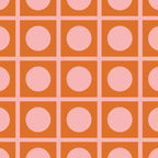 Pink and Orange Dot Grid Retro Modern Pop Pattern Coffee Mug Gallery Image 2