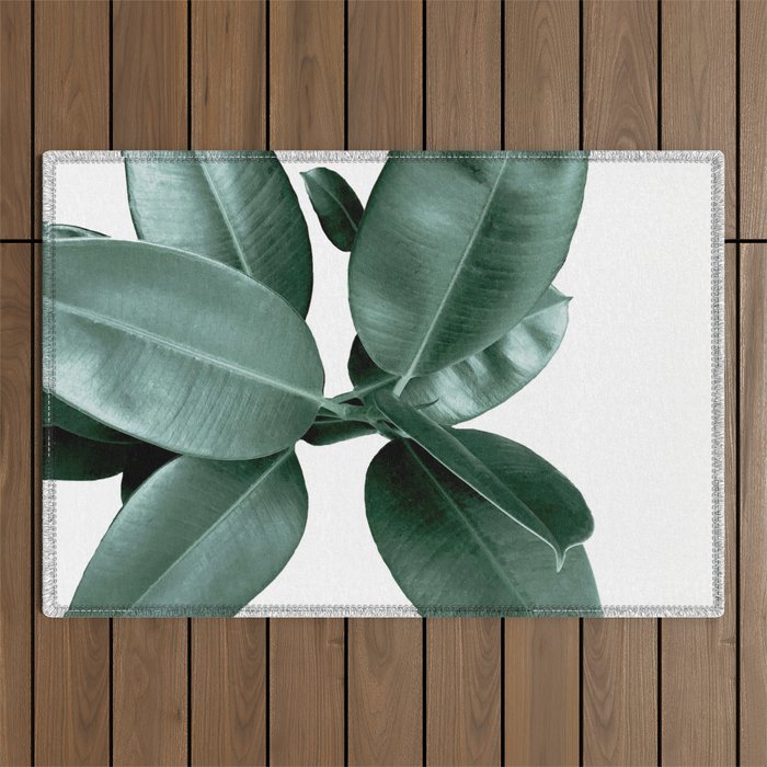 Rubber fig Plant Outdoor Rug Gallery Image 1