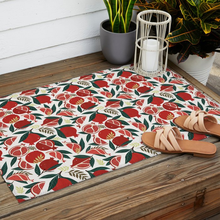 Pomegranate Outdoor Rug Gallery Image 2