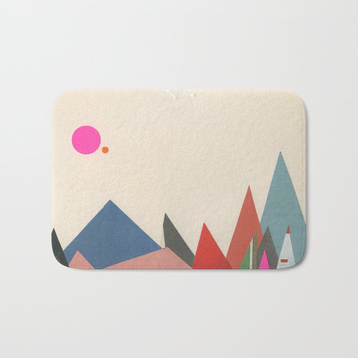 Paper Peaks Bath Mat Gallery Image 1