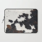 Brown Cowhide Laptop Sleeve Gallery Image 1