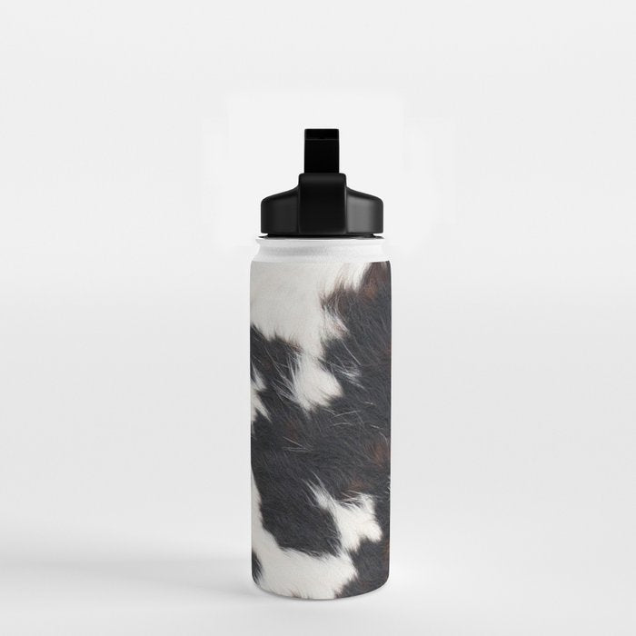 Brown Cowhide Water Bottle Gallery Image 2