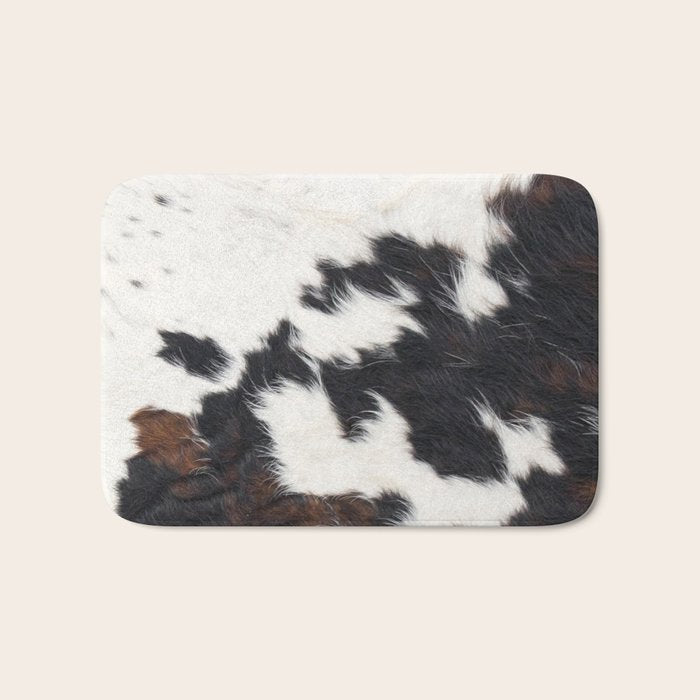 Brown Cowhide Bath Mat Gallery Image 1