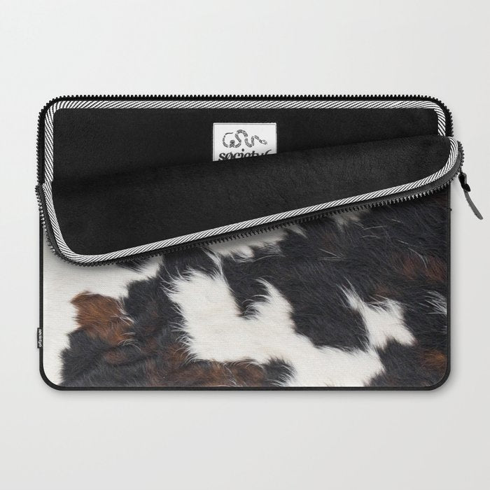 Brown Cowhide Laptop Sleeve Gallery Image 2
