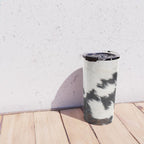 Brown Cowhide Travel Mug Gallery Image 4