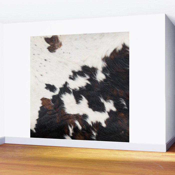 Brown Cowhide Wall Mural Gallery Image 2