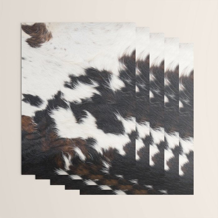 Brown Cowhide Wrapping Paper Gallery Image 3