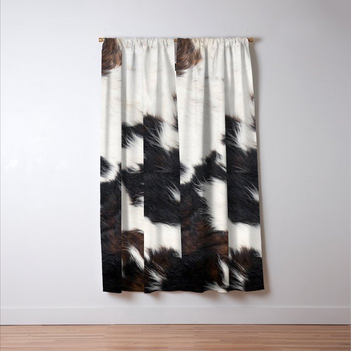 Brown Cowhide Window Curtain Gallery Image 3