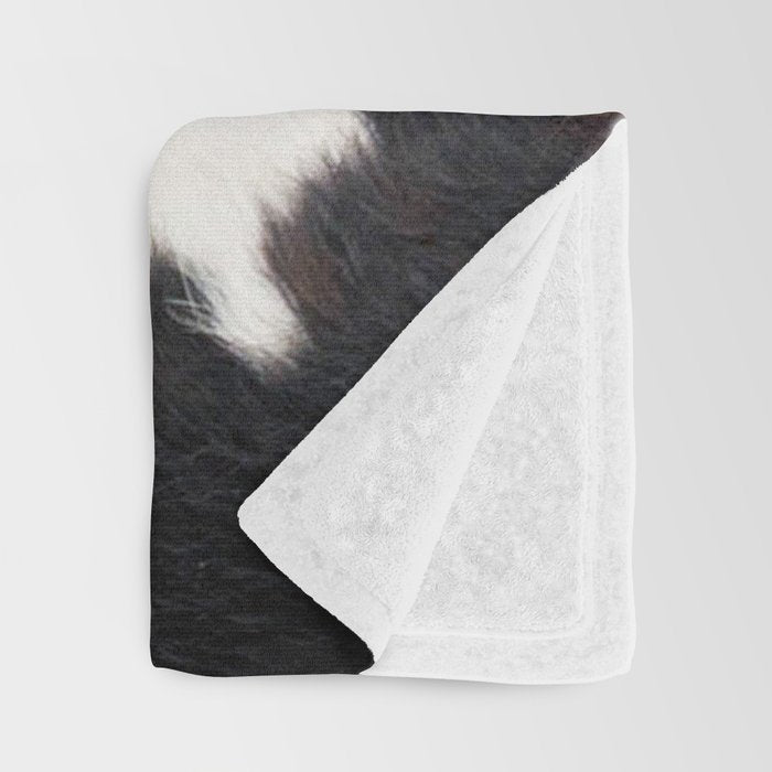 Brown Cowhide Throw Blanket Gallery Image 3