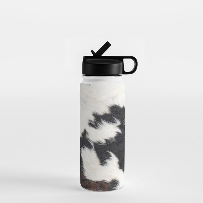 Brown Cowhide Water Bottle Gallery Image 1