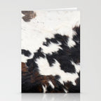 Brown Cowhide Stationery Card Gallery Image 2