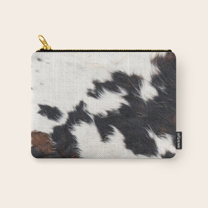 Brown Cowhide Carry All Pouch Gallery Image 1