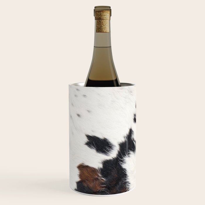 Brown Cowhide Wine Chiller Gallery Image 2