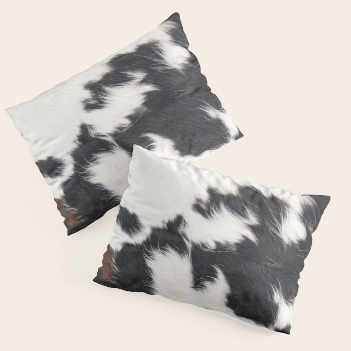 Brown Cowhide Pillow Sham Gallery Image 1