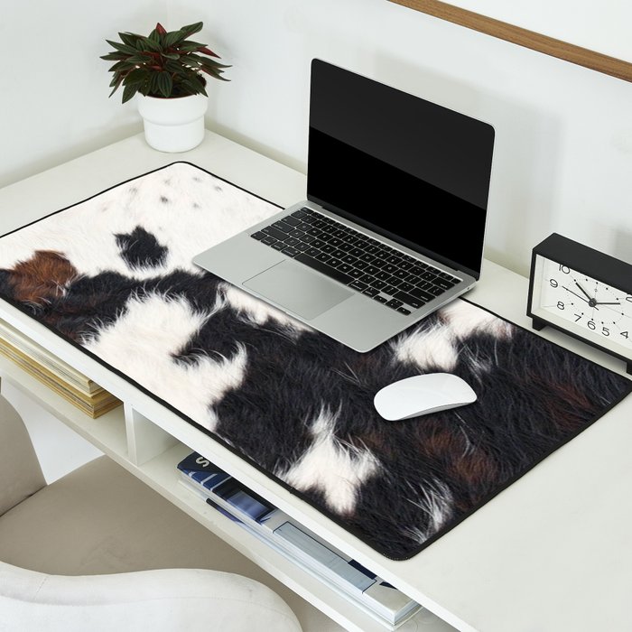 Brown Cowhide Desk Mat Gallery Image 2