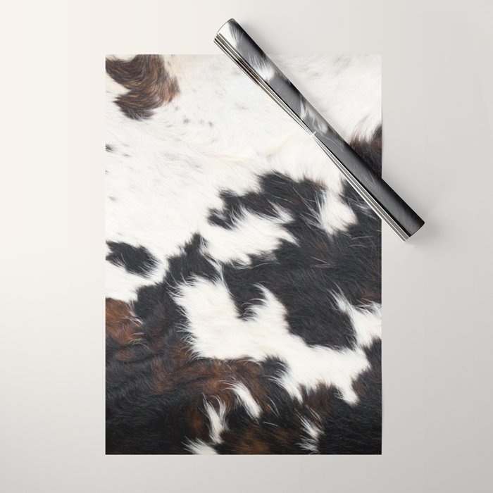 Brown Cowhide Wrapping Paper Gallery Image 1