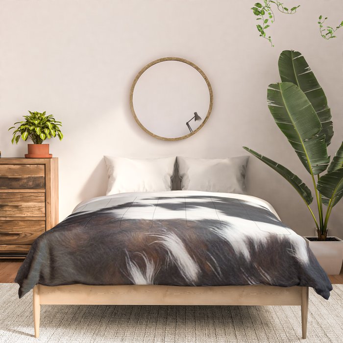 Brown Cowhide Comforter Gallery Image 3