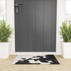 Brown Cowhide Welcome Mat Gallery Image 3