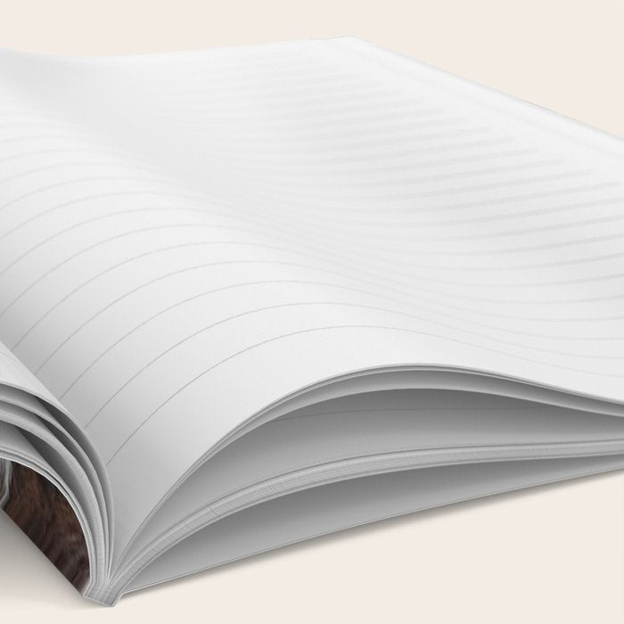 Brown Cowhide Notebook Gallery Image 2