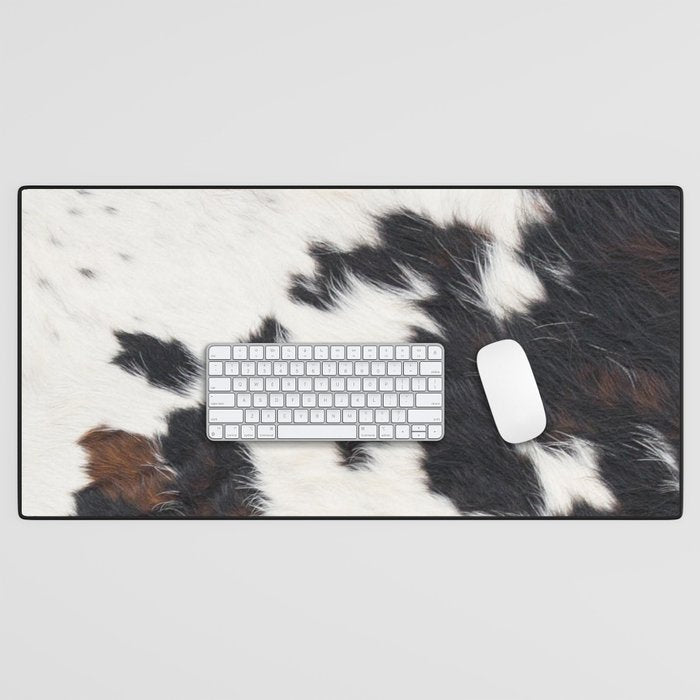 Brown Cowhide Desk Mat Gallery Image 1