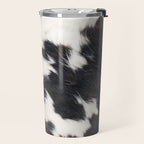 Brown Cowhide Travel Mug Gallery Image 2