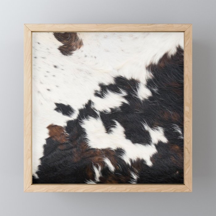 Brown Cowhide Mini Art Print Gallery Image 1