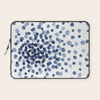 Explosion of Blue Confetti Laptop Sleeve Gallery Image 1