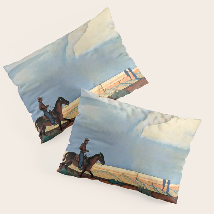 âDesert Journeyâ Western Art by Maynard Dixon Pillow Sham Gallery Image 3