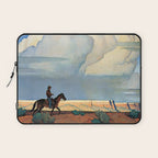 âDesert Journeyâ Western Art by Maynard Dixon Laptop Sleeve Gallery Image 1