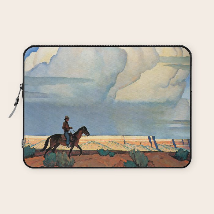 âDesert Journeyâ Western Art by Maynard Dixon Laptop Sleeve Gallery Image 1