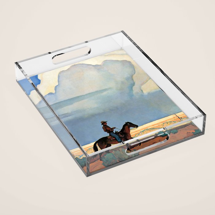 âDesert Journeyâ Western Art by Maynard Dixon Acrylic Tray Gallery Image 1